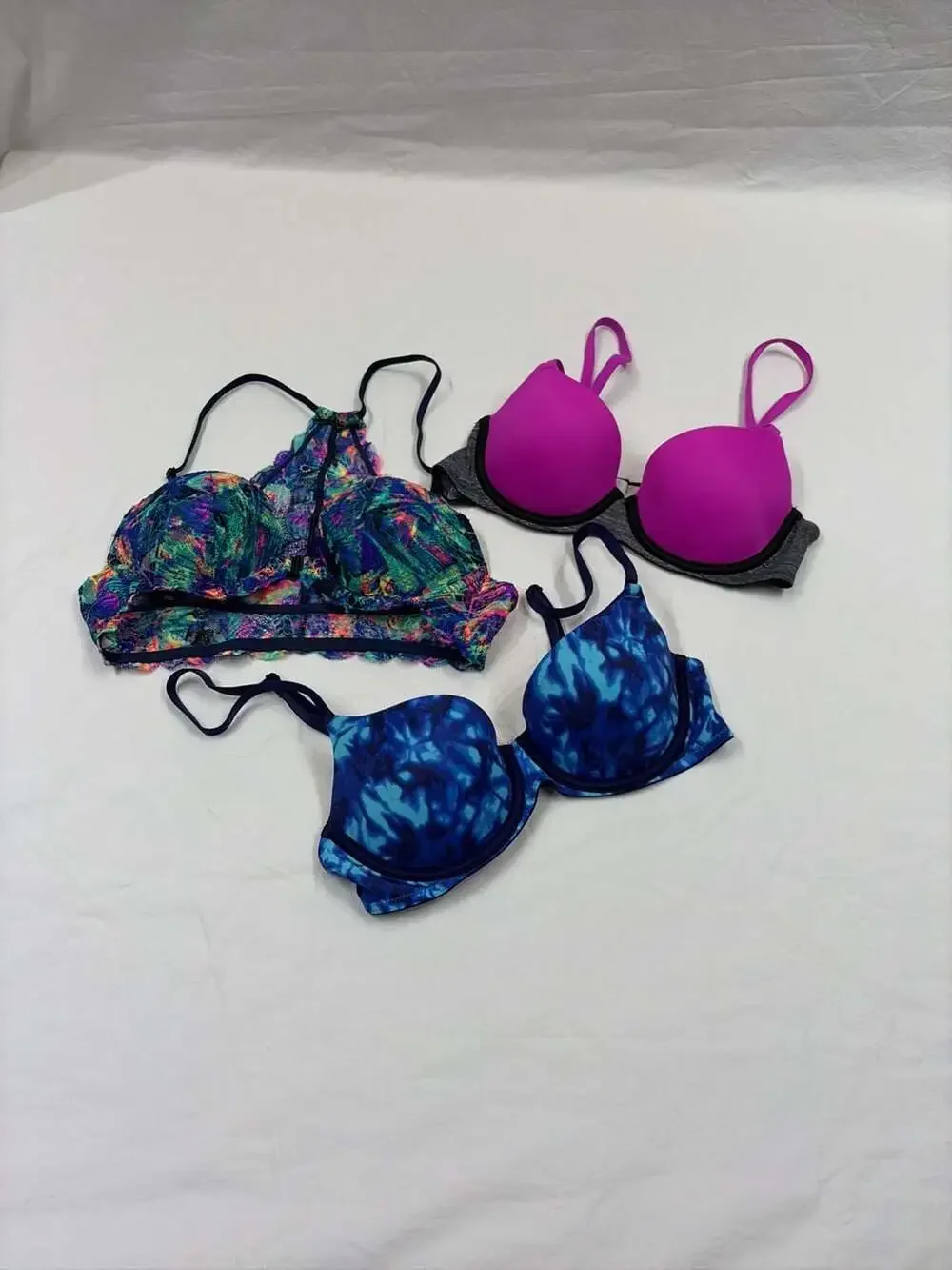 Victoria's Secret Racerback/Wear Everywhere Lightly Lined Bras - 34A (Set of 3)